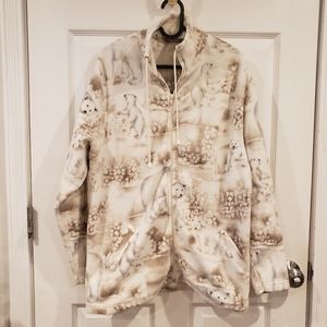 TANJAY | Polar Bear Fleece Jacket Lg